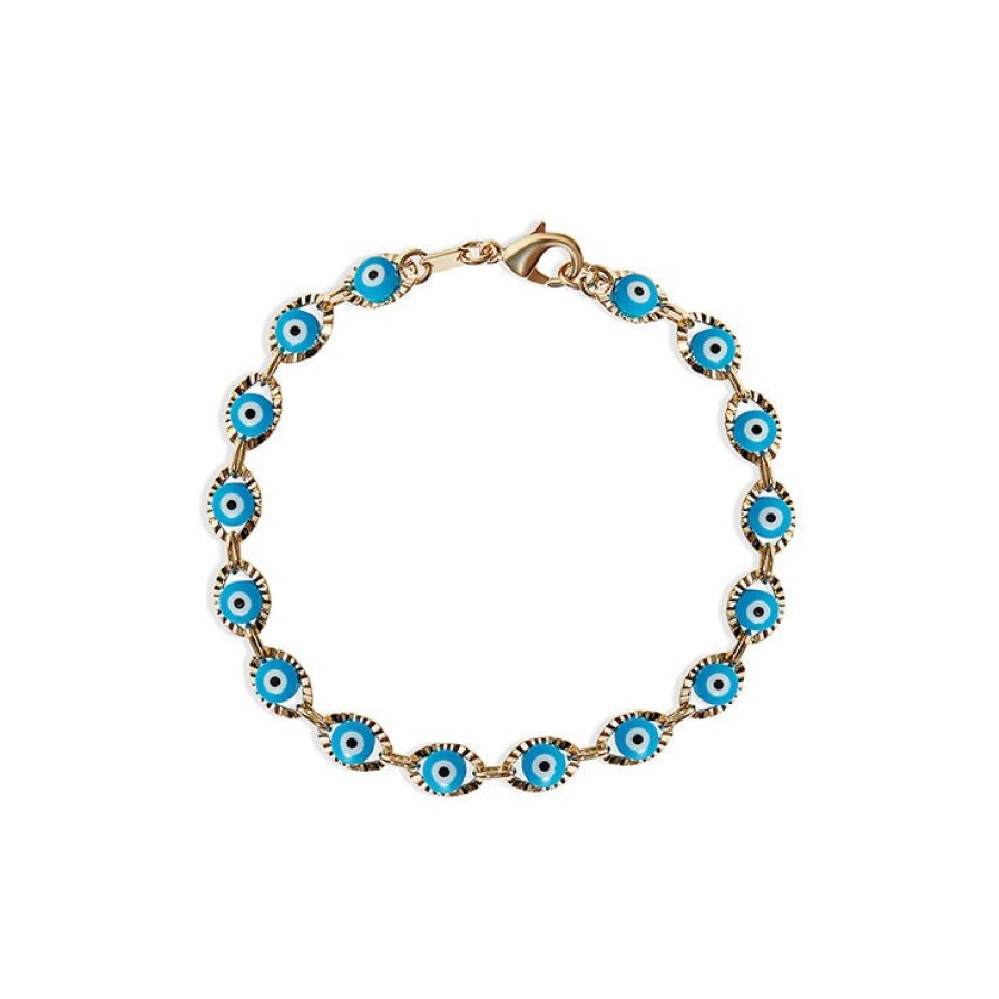 Shop The M Jewelers | The Light Blue Evil Eye Bracelet