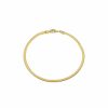 Shop The M Jewelers | The Flat Chain Anklet Gold Vermeil