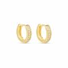 Shop mia jewelry Hoops | The Gold 11Mm Melrose Huggies