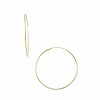 Shop The M Jewelers Hoops | The Thin Large Hoops