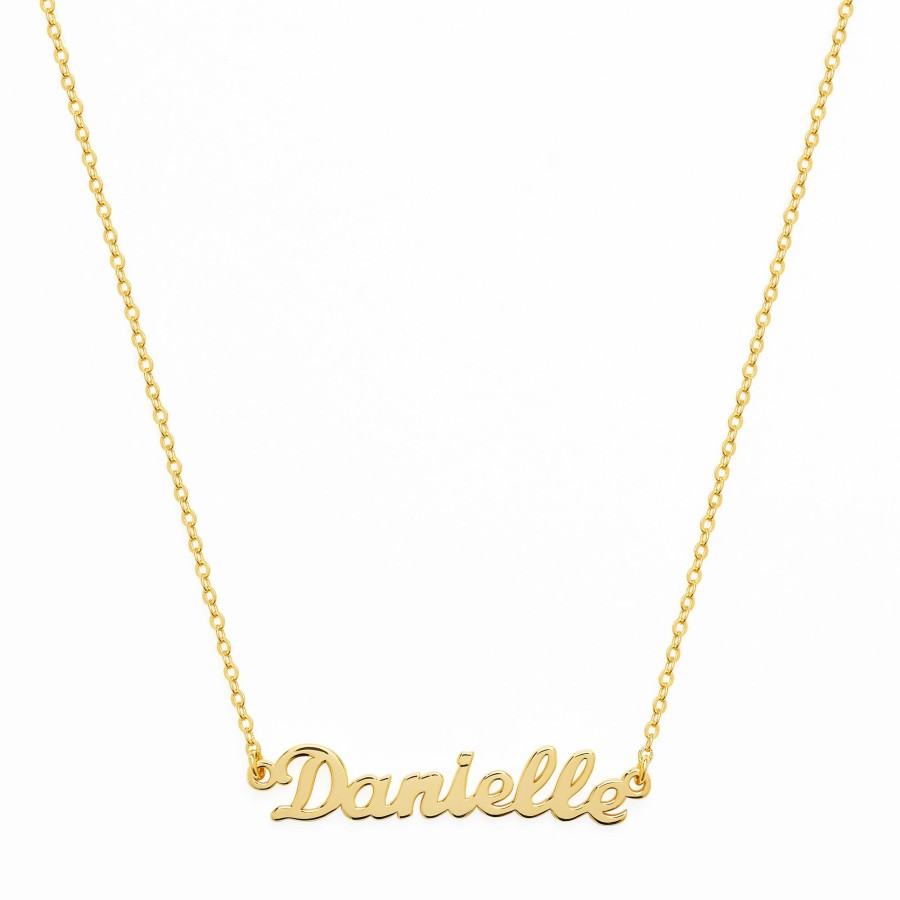 Shop The M Jewelers Nameplate Necklaces | The Nameplate Necklace