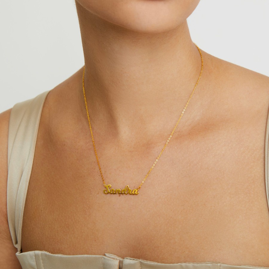 Shop The M Jewelers Nameplate Necklaces | The Nameplate Necklace