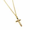 Shop The M Jewelers | The Multicolor Hammered Stone Cross