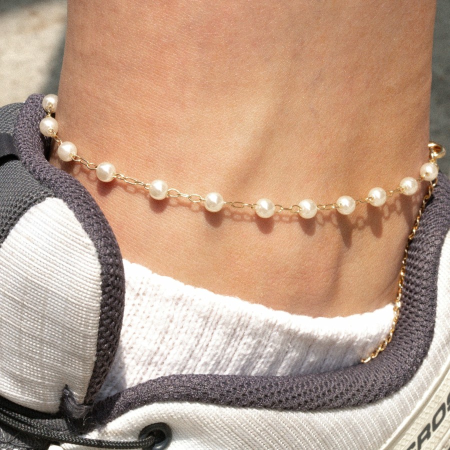 Shop The M Jewelers | The Pearl Anklet