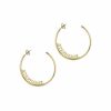 Shop The M Jewelers Hoops | The Open Block Name Hoops