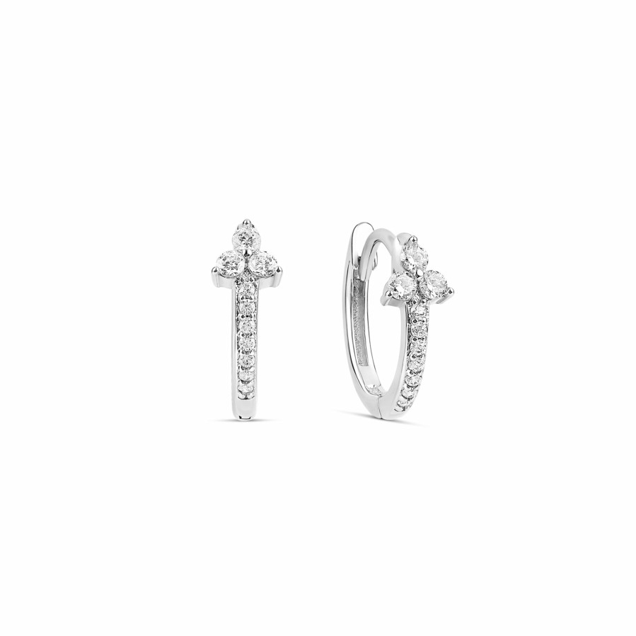 Shop The M Jewelers Hoops | The Clover Huggies