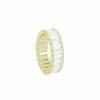 Shop The M Jewelers Iced Out Rings | The Baguette Eternity Band