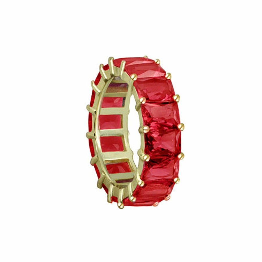 Shop The M Jewelers Iced Out Rings | The Red Colored Band