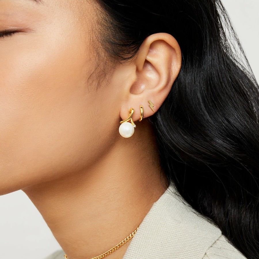 Shop The M Jewelers Hoops | The Essential Huggie Hoops