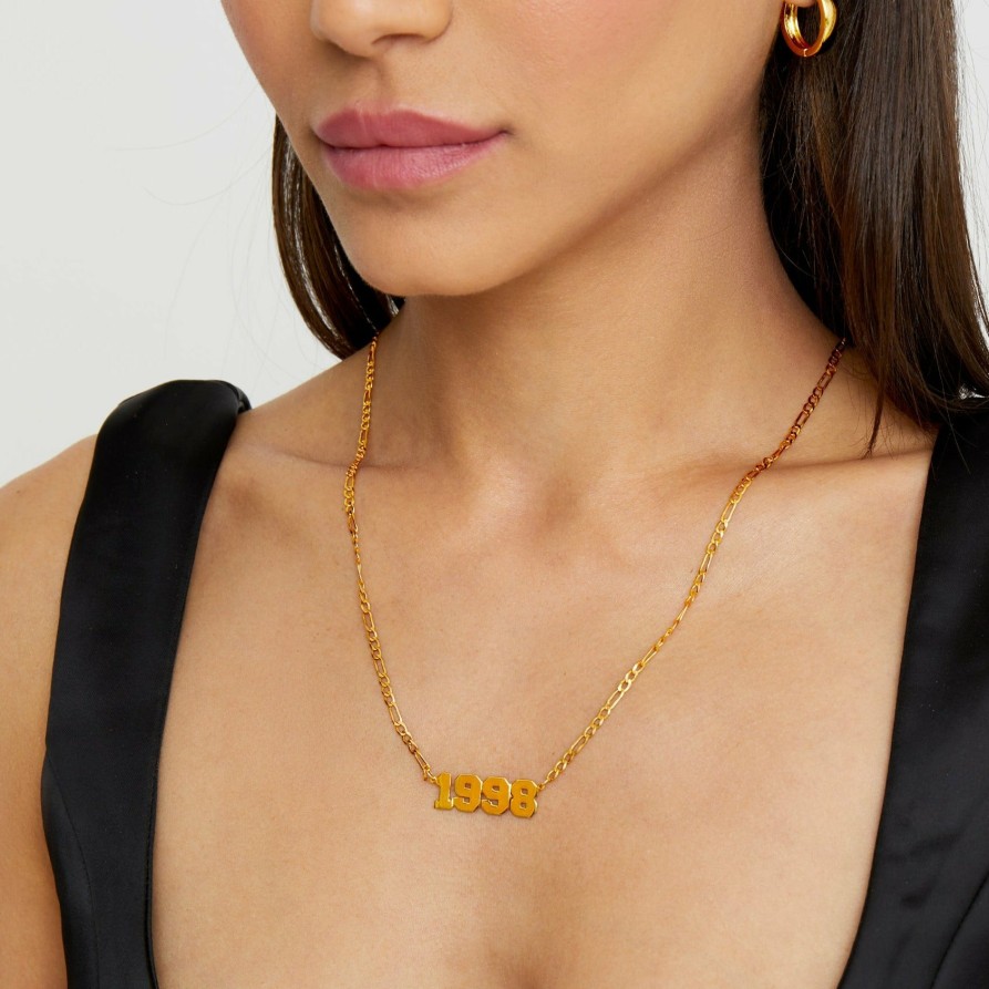 Shop The M Jewelers | The Year Nameplate Necklace