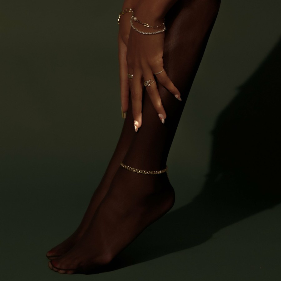 Shop The M Jewelers | The Cuban Link Anklet