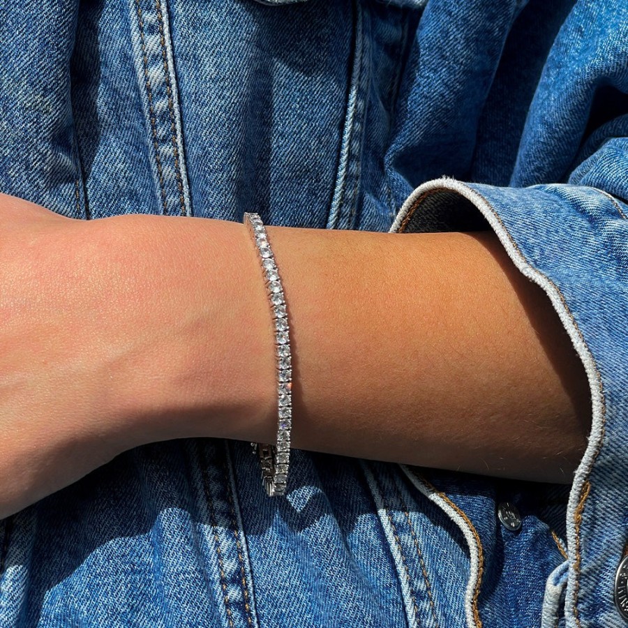 Shop The M Jewelers Tennis Bracelets | The Pave' Tennis Bracelet