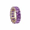 Shop The M Jewelers Iced Out Rings | The Purple Colored Band