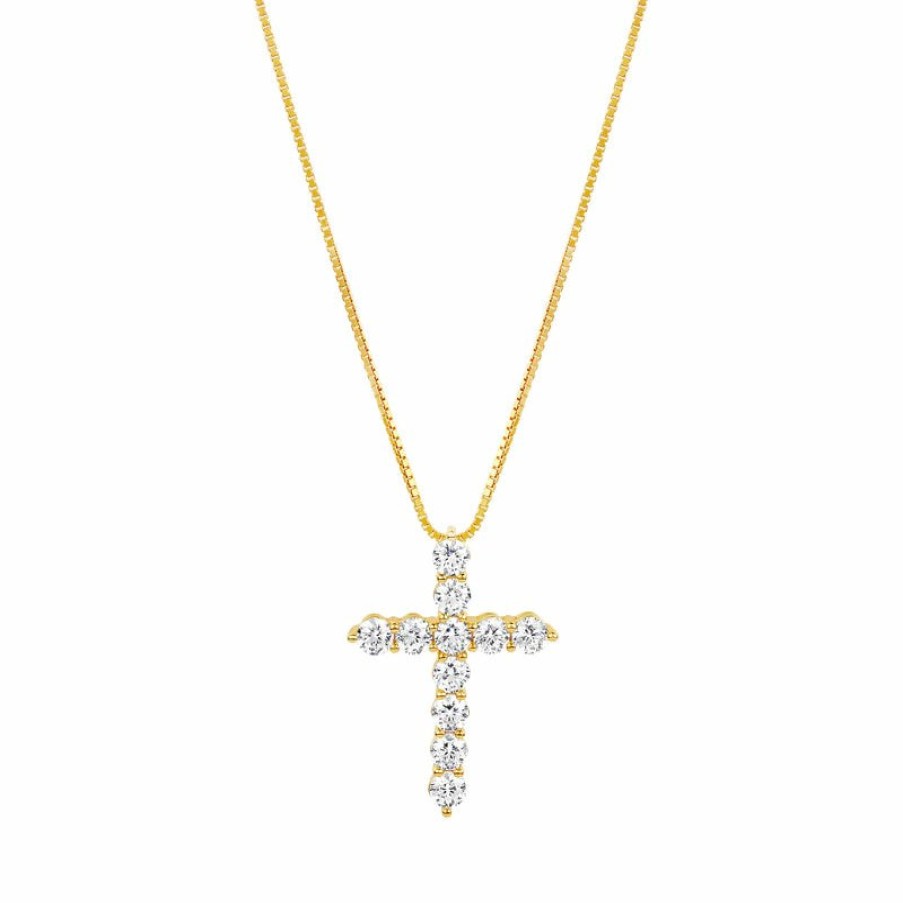 Shop The M Jewelers | The Bella Pave' Cross Pendant