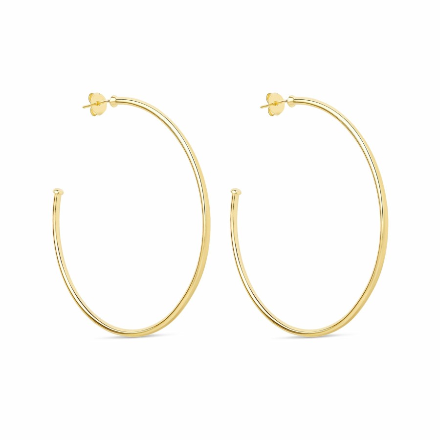 Shop mia jewelry Hoops | The Large Everyday Gold Hoops