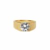 Shop The M Jewelers | The Rouge Cz Signet Ring