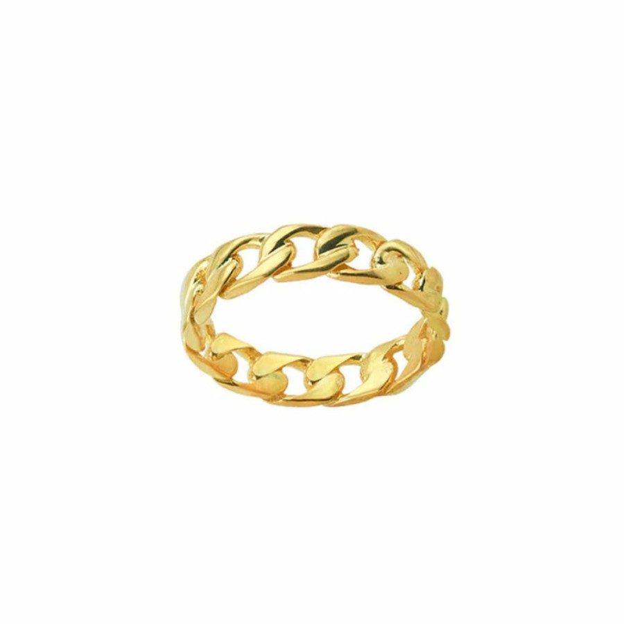 Shop The M Jewelers Essential Rings | The Mid Size Curb Ring