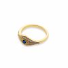 Shop The M Jewelers | The Evil Eye Pave Ring