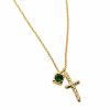 Shop The M Jewelers | The Multicolor Emerald Bezel Cross