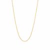 Shop The M Jewelers | The 2Mm Box Chain Necklace Gold Brass