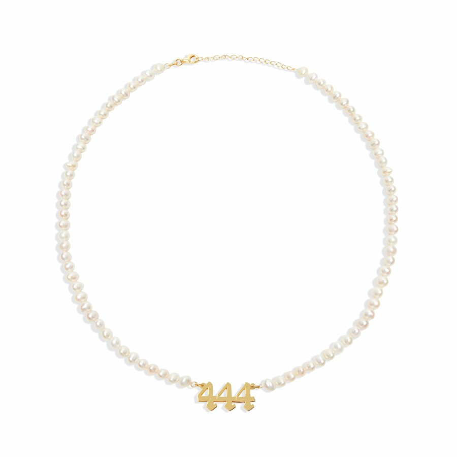 Shop The M Jewelers | The Pearl Angel Number Necklace