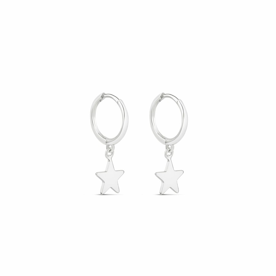 Shop The M Jewelers Hoops | The Silver Star Huggies