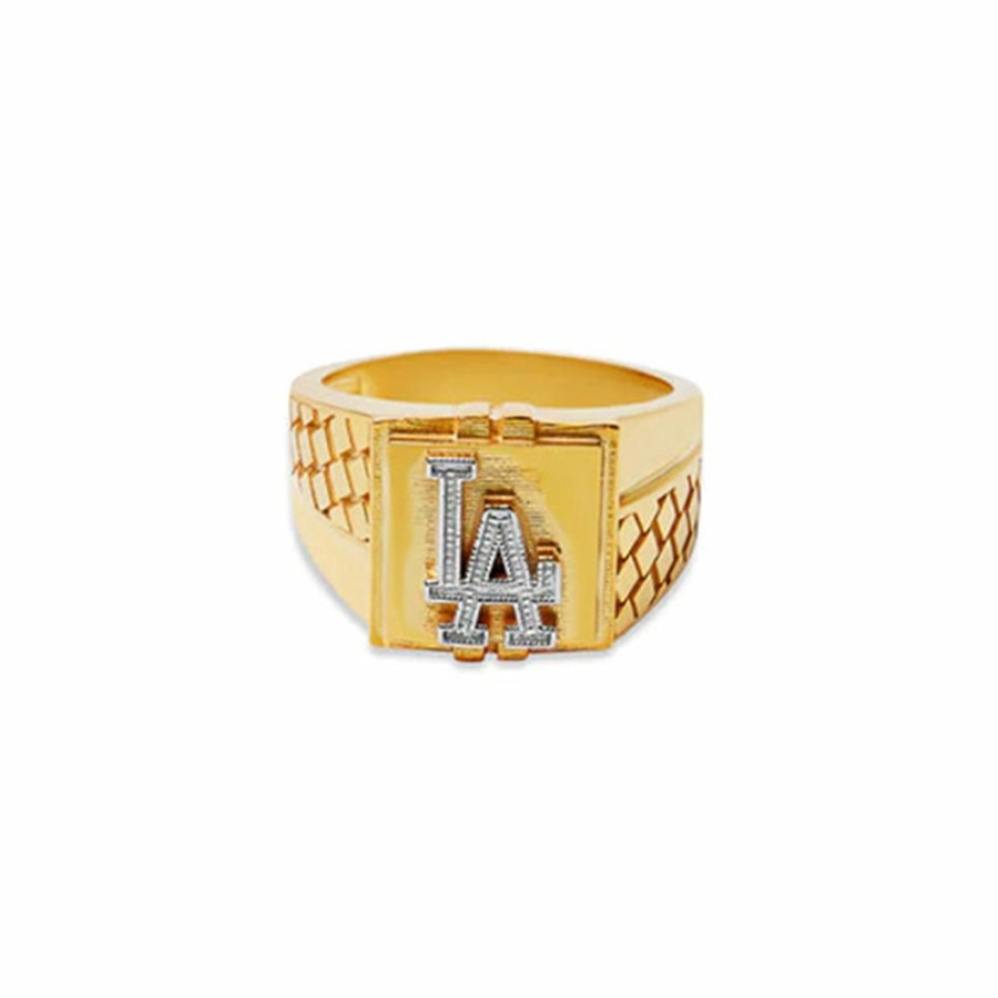 Shop The M Jewelers | La Dodgers Ornate Signet Ring