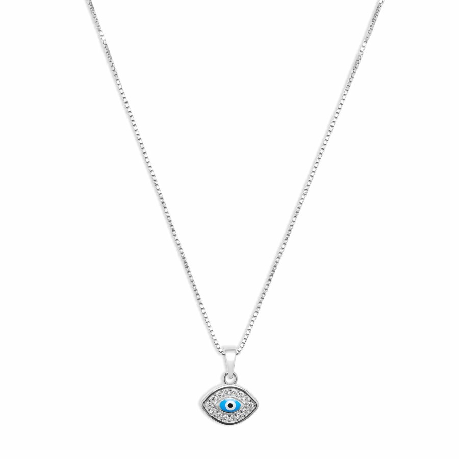 Shop The M Jewelers | The Single Evil Eye Necklace