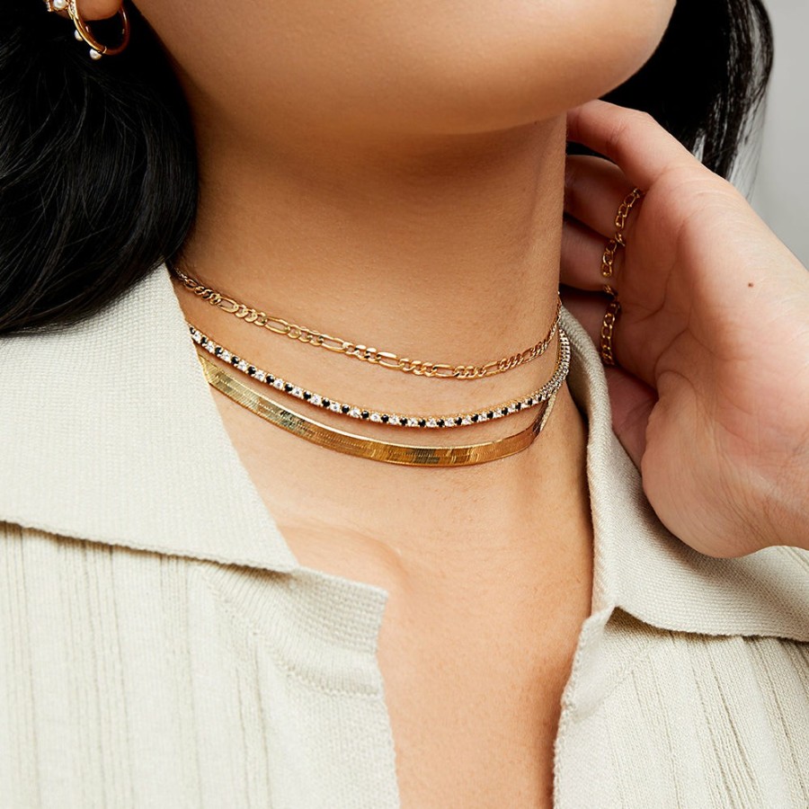 Shop The M Jewelers Essential Chains | The Flat Chain Choker