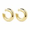 Shop mia jewelry Hoops | The Large Gold Hailey Hoops