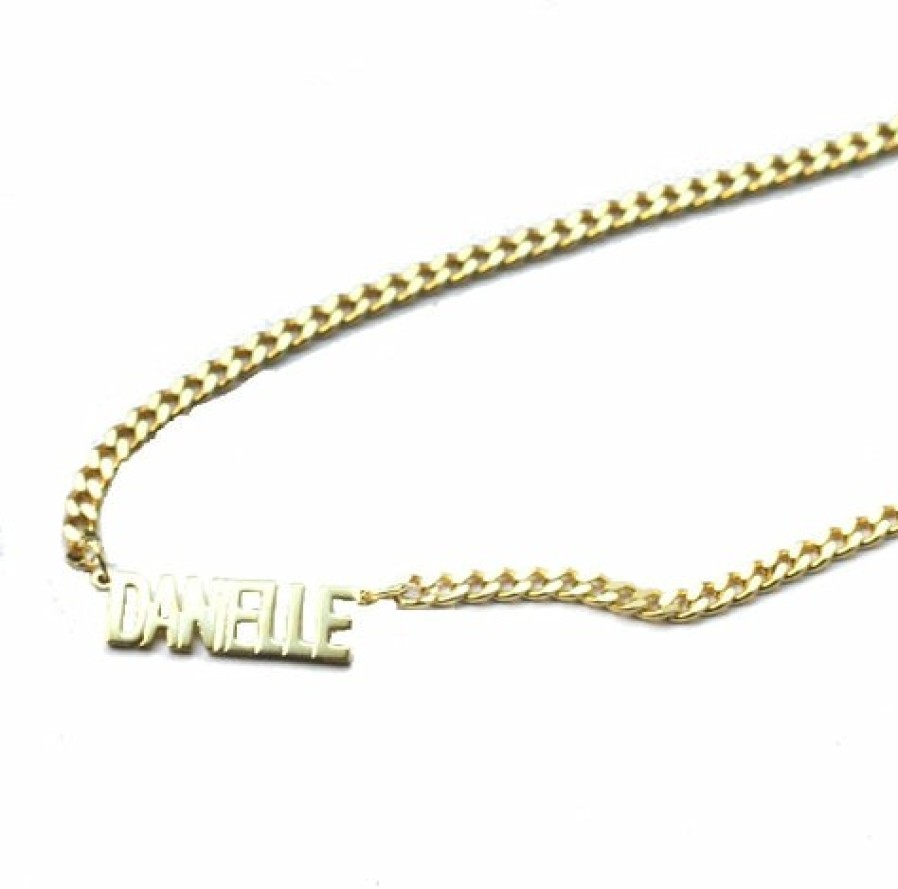 Shop The M Jewelers | The Mini Nameplate Necklace (Mens)