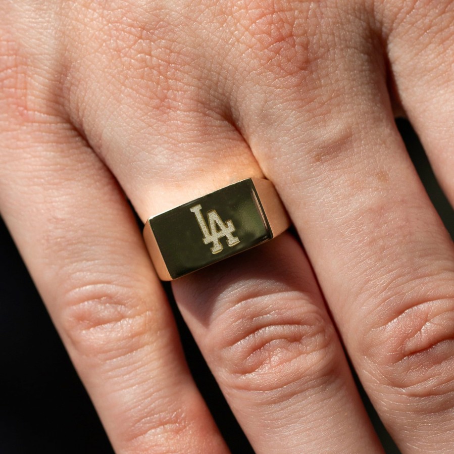 Shop SKF | La Dodgers Square Signet Ring