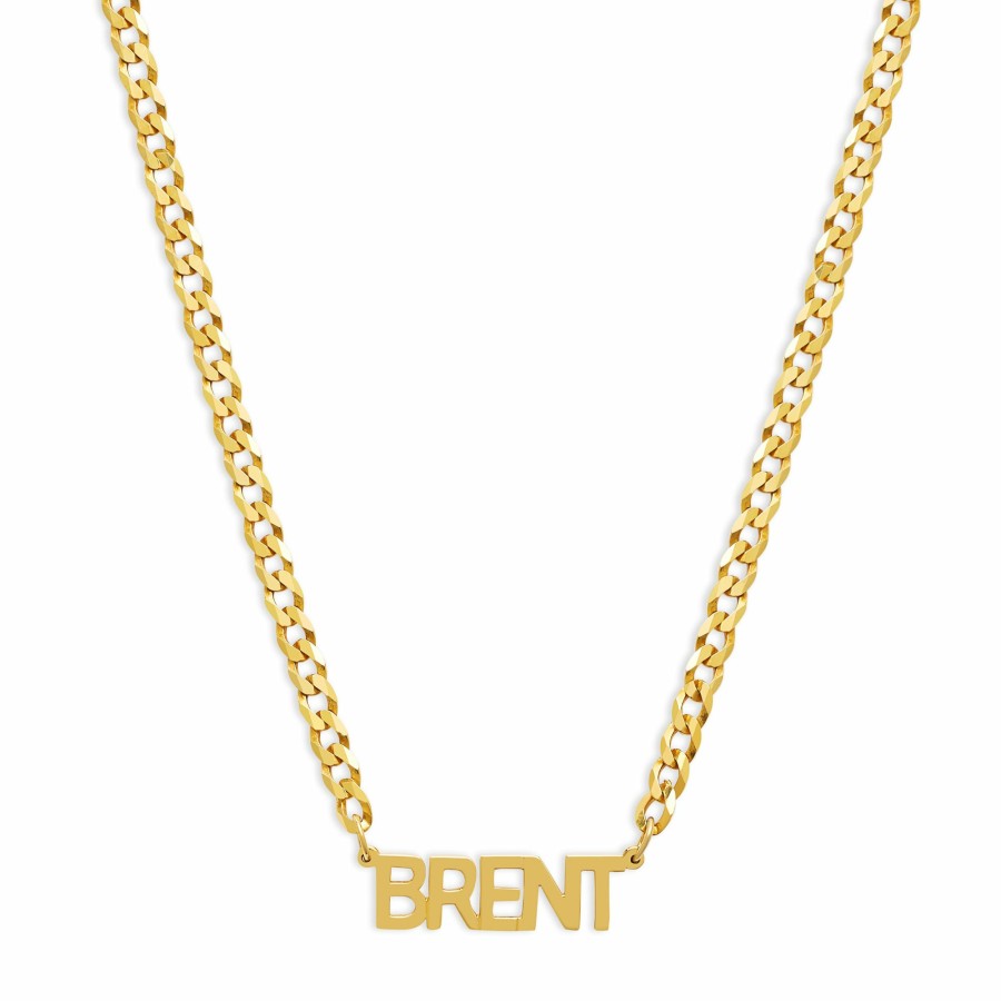 Shop The M Jewelers | The Mini Nameplate Necklace