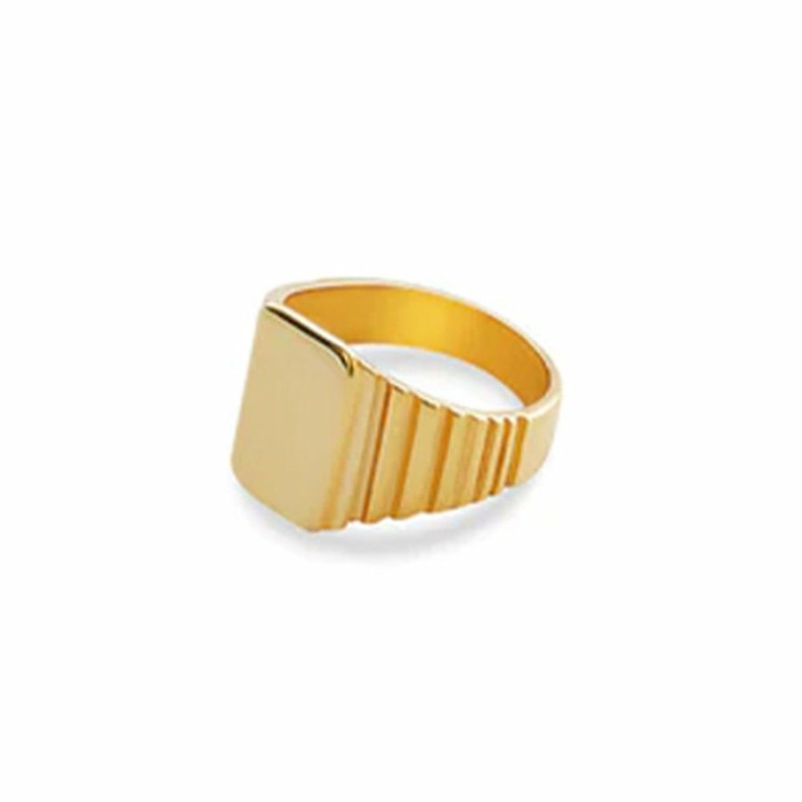 Shop The M Jewelers | The Rouge Signet Ring