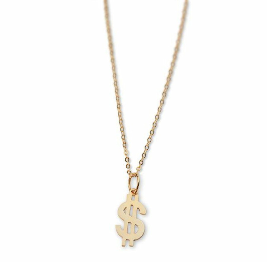 Shop The M Jewelers | The Dollar Pendant Gold Vermeil