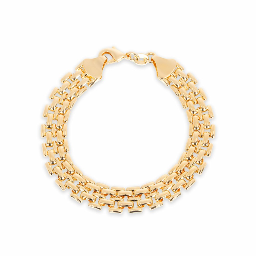 Shop mia jewelry Essential Chains | The Porto Link Bracelet