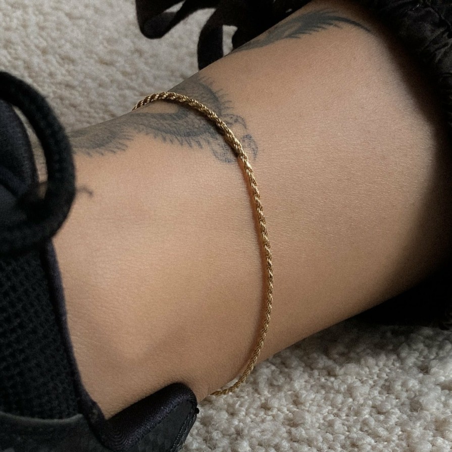 Shop The M Jewelers | The Rope Anklet