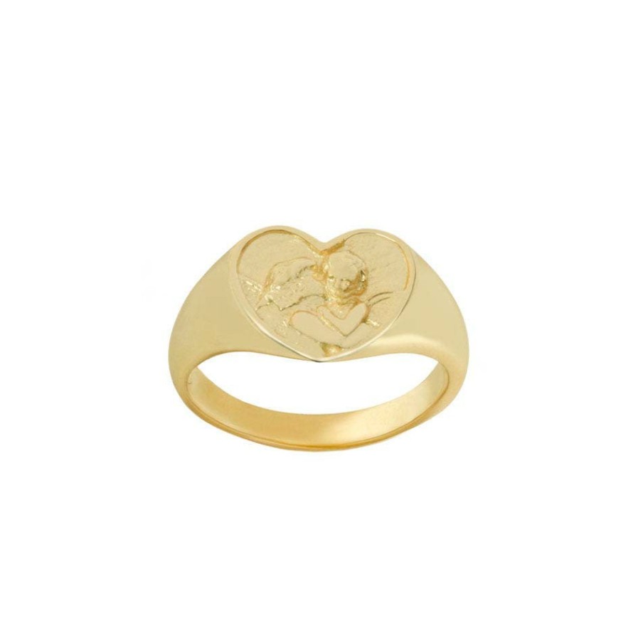 Shop The M Jewelers | The Angel Signet Ring